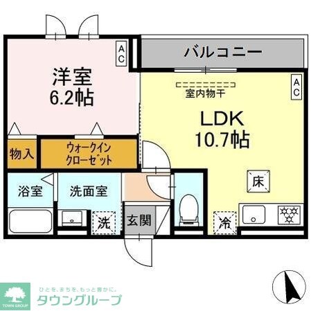 セレスティア長良 イーストの物件間取画像